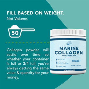 配合ラベルグルテンフリー有機ビーガンプロテインマリン加水分解コラーゲン飲用粉末 - Product Image 3