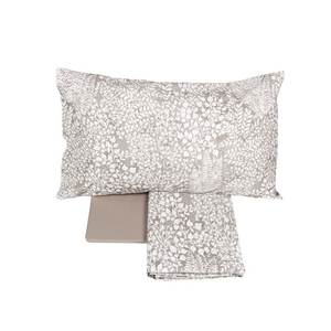 ปลอกหมอนคราฟท์คู่สีซาสโซผ้าปูที่นอนขนาด20x30และปลอกหมอนชุดเครื่องนอนสุดหรูอิตาลี - Product Image 1