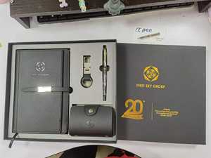 Scatola <span class=keywords><strong>regalo</strong></span> stampata Set portachiavi per Notebook in pelle sintetica per affari - Product Image 2