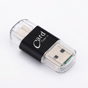 Mô Hình Tư Nhân Hợp Kim Nhôm <span class=keywords><strong>USB</strong></span> type-C Dual-Sử Dụng Tốc Độ Cao Tf Đầu Đọc Thẻ Với Nhanh Chóng Xem Hình Ảnh Và Thiết Kế <span class=keywords><strong>Mini</strong></span> - Product Image 5