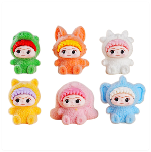 Figuras Coleccionables de Resina de Animales de Jardín: Ovejas, Cocodrilos, Perros, Zorros, Conejos y Elefantes, Accesorios de Decoración de Moda al por Mayor - Product Image 1