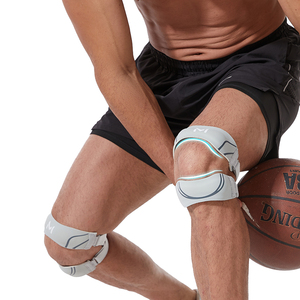 Rodillera Deportiva con Logotipo Personalizado, Almohadilla <span class=keywords><strong>de</strong></span> Silicona Ligera, Doble Soporte Rotuliano, Absorción <span class=keywords><strong>de</strong></span> Impactos y Protección - Product Image 5