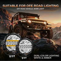 Feux tout-terrain ZIGOCAR de haute qualité, feux de conduite de 7 pouces, couleur jaune et blanche pour voiture, SUV, moto tout-terrain