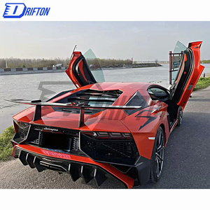 ชุดสปอยเลอร์หลังแบบคาร์บอนไฟเบอร์ปลอมแปลงสไตล์ SV สำหรับ lambLamborghini Aventador LP700 LP720 LP740 LP750 2011-2022 - Product Image 3