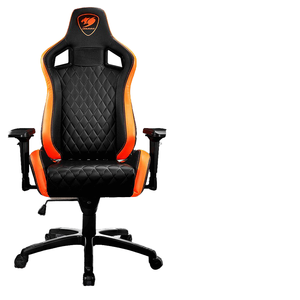 Chaise de jeu de bureau ergonomique de style course <span class=keywords><strong>Cougar</strong></span> avec logo personnalisé, de haute qualité, inclinable, en cuir, réglable - Product Image 2