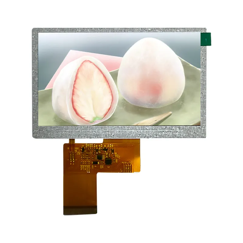 Schermo LCD da 4.3 pollici 800*480 schermo LCD industriale ip 1000 luminosità ZC043IA01-1000 merci di inventario delle materie prime TFT