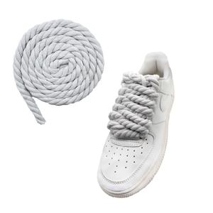 YH, venta al por mayor, cordones de zapatos de cuerda grande de 14-16MM, cordones de poliéster DIY coloridos para AF1 redondos gruesos Black Warrior <span class=keywords><strong>Dunk</strong></span> - Product Image 2