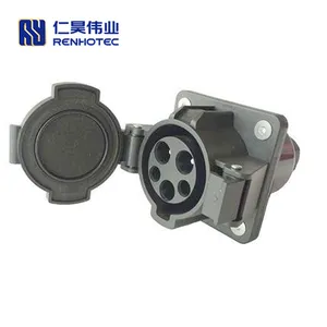 Single Phase SAE J1772 Type 1 EV Charger Male Inlet Socket for Vehicle End