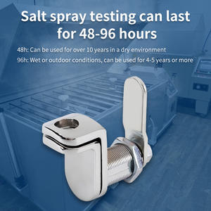 JK538厚ロックカム19mm穴サイズキーレスカムロック南京錠バックル付きジムロッカー用 - Product Image 5