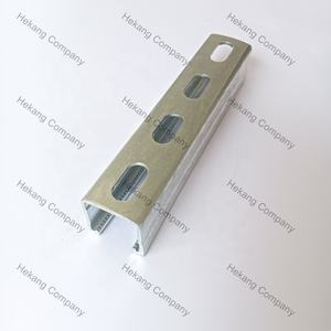 Canali in Acciaio Zincato ad Alto Contenuto di Zinco 41x41 con Scanalature per Supporto - Product Image 3