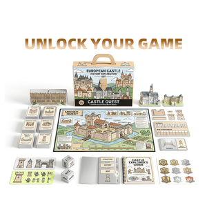 <span class=keywords><strong>Jeu</strong></span> <span class=keywords><strong>de</strong></span> cartes sur l'histoire européenne médiévale, souvenirs <span class=keywords><strong>de</strong></span> la galerie d'art Renaissance, en velours laminé indéchirable, certifié ICTI - Product Image 2