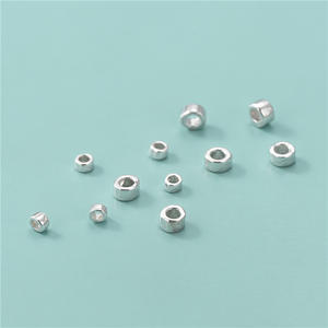 925 Sterling Silver Round Tube <strong>Beads</strong> <strong>Bugle</strong> Spacer <strong>Beads</strong> for Jewelry Findings &amp; Components - Product Image 5
