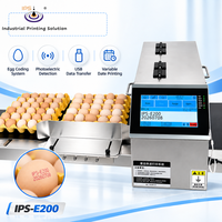 Imprimante à jet d'encre IPS-E200 pour œufs avec convoyeur pour la date de production et les informations variables