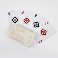 Cartes à jouer personnalisées de haute qualité avec logo personnalisé, poker personnalisé avec boîte