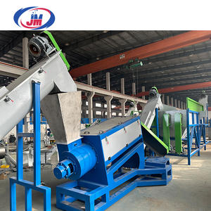 Automatische Recyclingmaschine für LLDPE-Stretchfolien aus Kunststoffabfällen mit Etikettenentferner und Heißwaschbecken - Product Image 4