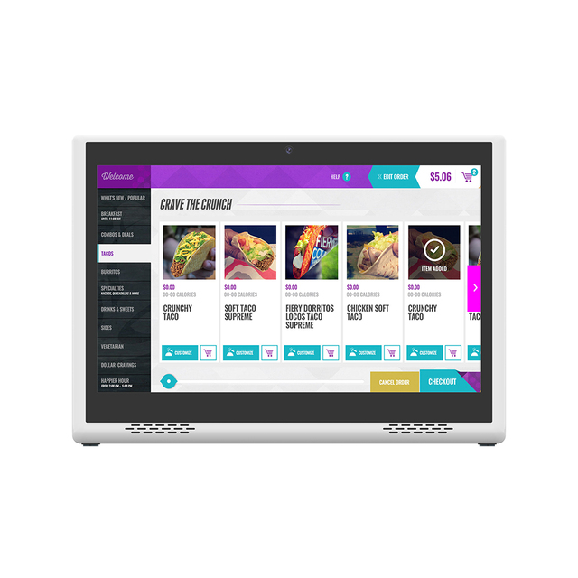 10.1inch L Shape Android Tablet Front Nfc Android Android Pos Terminal System Tablet PC Nfc