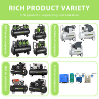 Machine lubrifiée électrique portative directe de compresseur de pression d'air d'usine 160L litre
