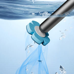 Cepillo de Inodoro Desechable de Plástico con Mango de Aluminio Espacial y Cabezal de Doble Tubo de PP para Limpieza de Baños, Sin Necesidad de Taladrar, Nuevo - Product Image 4