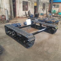 Châssis électrique intelligent Yitui Machinery avec chenilles en caoutchouc pour excavatrice ou véhicule robotisé