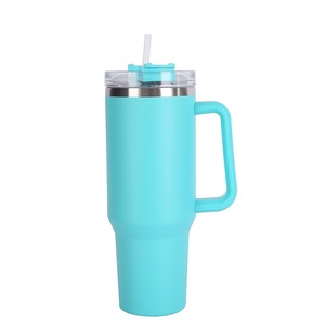 <strong>Large</strong> Capacity 40 Oz Vacuum Insulated Stainless Steel <strong>Cup</strong> with Handle and Drinking Straw Multi-Color New Arrival <strong>for</strong> Travel - Product Image 2