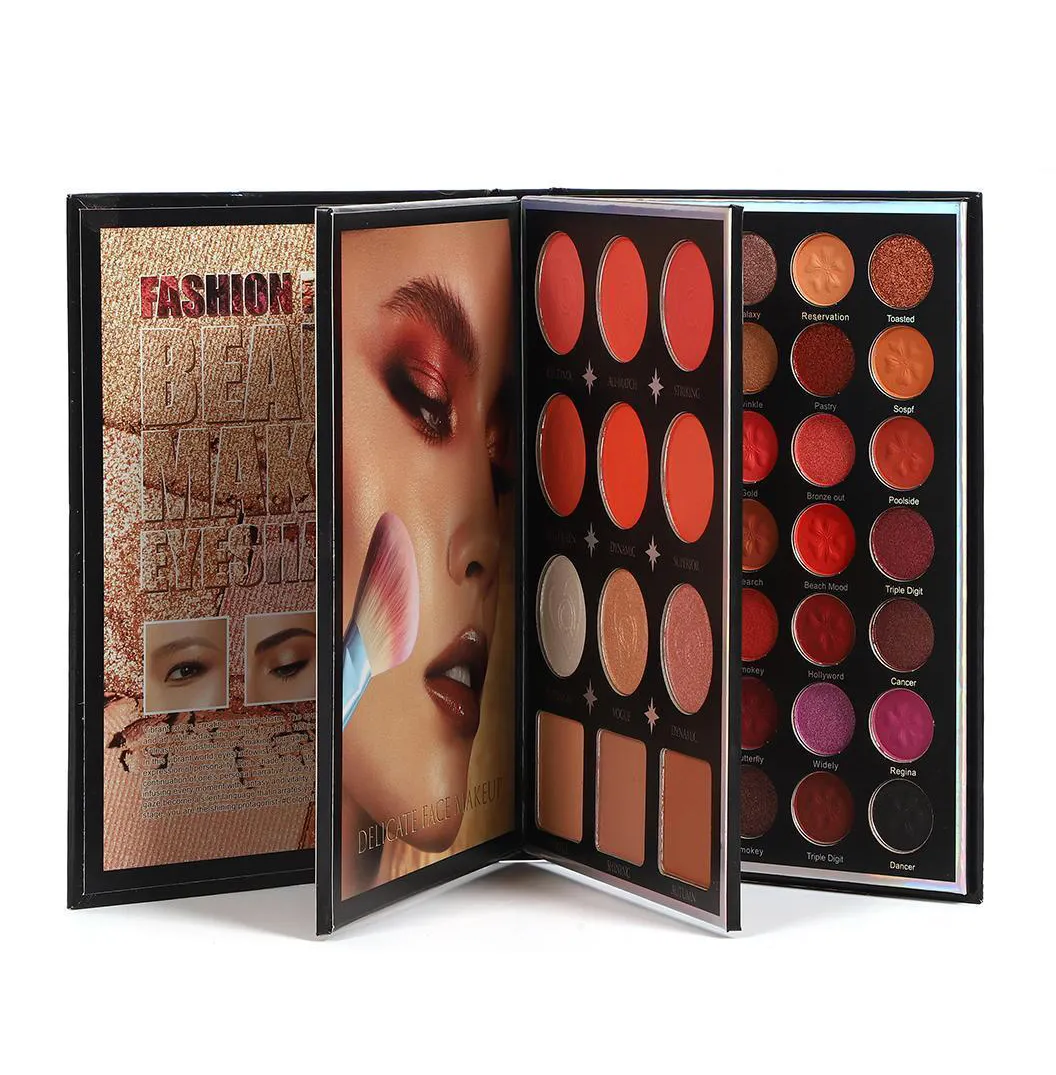 82-Colors IGOODCO Eyeshadow Book Palette Page-turning Wholesale Factory Waterproof Hot selling Professional Portable