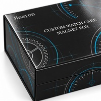 Boîte magnétique personnalisée pour l'entretien des montres |   Emballage rigide pour kit d'outils imprimé avec vernis sélectif UV