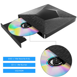 ไดรฟ์ดีวีดีภายนอก USB 3.0 Type-C แบบพกพาเครื่องเขียนซีดี ดีวีดี +/-RW สำหรับแล็ปท็อปเดสก์ท็อปแมคบุค <span class=keywords><strong>วินโดว์</strong></span> 11/10 - Product Image 6