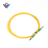 G657A1 SC/UPC FC/APC Tek Modlu Fiber Optik Patch Kablo 3M Sarı PVC/LSZH POE/GSM Uyumlu 5 Yıl Garantili