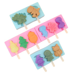 Spot <span class=keywords><strong>bricolage</strong></span> écologique crème glacée et fruits Silicone moule avec couvercle bâton créatif moule à <span class=keywords><strong>glace</strong></span> maison cuisine outil <span class=keywords><strong>de</strong></span> cuisson bâton <span class=keywords><strong>de</strong></span> fromage - Product Image 2