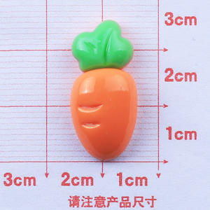 Épingles à cheveux en résine DIY motif <span class=keywords><strong>lapin</strong></span> et carotte, accessoires <span class=keywords><strong>pour</strong></span> coques de téléphone faites <span class=keywords><strong>maison</strong></span>, boucles de chaussures, matériaux de bijouterie - Product Image 6