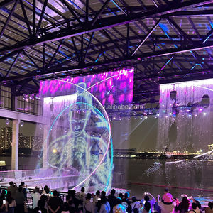 Rideau d'eau extérieur avec éclairage, adapté aux centres commerciaux, aux marchés, faible coût d'entretien, ajout de musique pour la <span class=keywords><strong>fontaine</strong></span> d'eau - Product Image 2