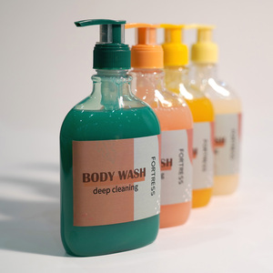 Gel de ducha de lavado corporal de limpieza profunda OEM Hidratante de base química con fragancia de lavanda de larga duración para una piel suave - Product Image 4