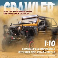 Wltoys 104010 104020 104026 Vehículo Todoterreno Eléctrico a Control Remoto con GPS de 4 Canales, Escala 1:10, Listo para Usar, 4WD, para Derrapes