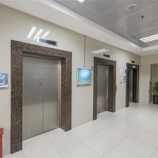Factory Direct Sale 800kg 6 Floors Passenger Elevator Mirror Finish Interior Commercial Lift 6.0m/s High Speed Gearless Elevator