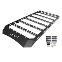 Panier de toit pour voiture, porte-bagages de toit, porte-bagages de toit avec extension, noir, pour Toyota LC250 Prado