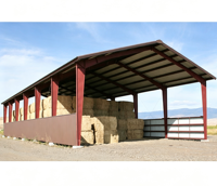 Bâtiment Agricole Préfabriqué en Acier, Hangar, Abri pour Bovins et Ovins, Entrepôt Agricole Préfabriqué