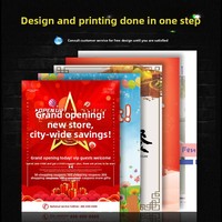 Guide de personnalisation d'affiches A4 A5, brochure imprimée recto-verso style journal, papier couché personnalisé ; réponse en 24h
