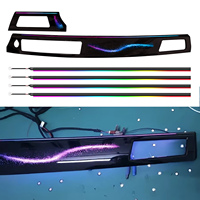 Sistema de Iluminación Interior para Auto Autowellus 12V 3-5W, E90 E92 E93 2005-2012, Estilo Galaxy de Lujo, Luz Ambiental para el Tablero y la Pantalla