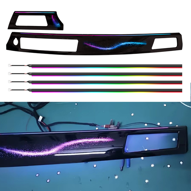 Autowellus 12V 3-5W Auto Interior Lighting System E90 E92 E93 2005-2012 Luxury Galaxy Style Ambient Light Dashboard Trim Screen