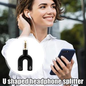 Adaptador de Auriculares en Forma de <span class=keywords><strong>Y</strong></span>, Doble Conector de 3.5 mm, Cobre <span class=keywords><strong>y</strong></span> ABS, Divisor de Cables de Audio, Micrófono, Conversor de Audio Estéreo 2 en 1 - Product Image 6