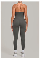 Vêtements de sport personnalisés pour femme, vêtements de gym, vêtements de sport respirants, combinaisons de sport une pièce, combinaison de yoga