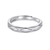Bagues de couple Niche Bridge Sighs Kiss, style Japonais Coréen, luxe léger, paire simple ouverte, pierre naturelle