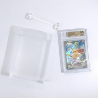 Étui de protection magnétique transparent en acrylique de qualité supérieure B g s JO-V 002Graded Card Slab Protector, résistant aux UV et anti-rayures, pour cartes à collectionner