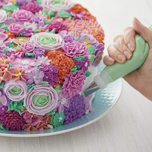 Bộ 48 Đầu Ống Trang Trí Bánh Kem Bằng Thép Không Gỉ Bộ Đầu Phun Kem Có Ngăn Xếp Bằng Nhựa Để Đựng - Product Image 4