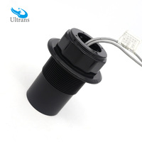 Sensor Level Ultrasonik POM 49kHz 0.4-8m Probe Ulir G2A Sertifikasi CE Teori Refleksi Langsung Cairan Industri