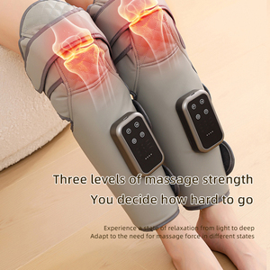 Massage des jambes à pression d'air chauffée sans fil Soulagement de la douleur Air Compression Coude Mollet Genou Masseur avec chaleur - Product Image 5