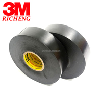 Ruban adhésif électrique en vinyle noir 3M Super 33+, résistant aux flammes, adhésif puissant, ignifuge, en caoutchouc PVC, ruban isolant électrique