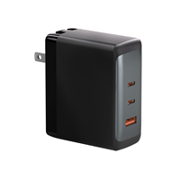 Cargador USB-C PD-100W, Cargador GAN para Teléfono, Cargador para Laptop MacBook, Enchufe US/EU/UK