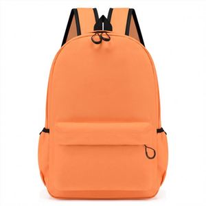 กระเป๋าเป้สะพายหลังนักเรียนแฟชั่นใหม่สีพื้นขายส่งหลากหลายขนาด - Product Image 1