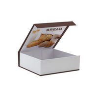 Boîtes rigides personnalisées à fermeture magnétique, biodégradables, recyclables, de qualité alimentaire, respectueuses de l'environnement, pour l'emballage de desserts